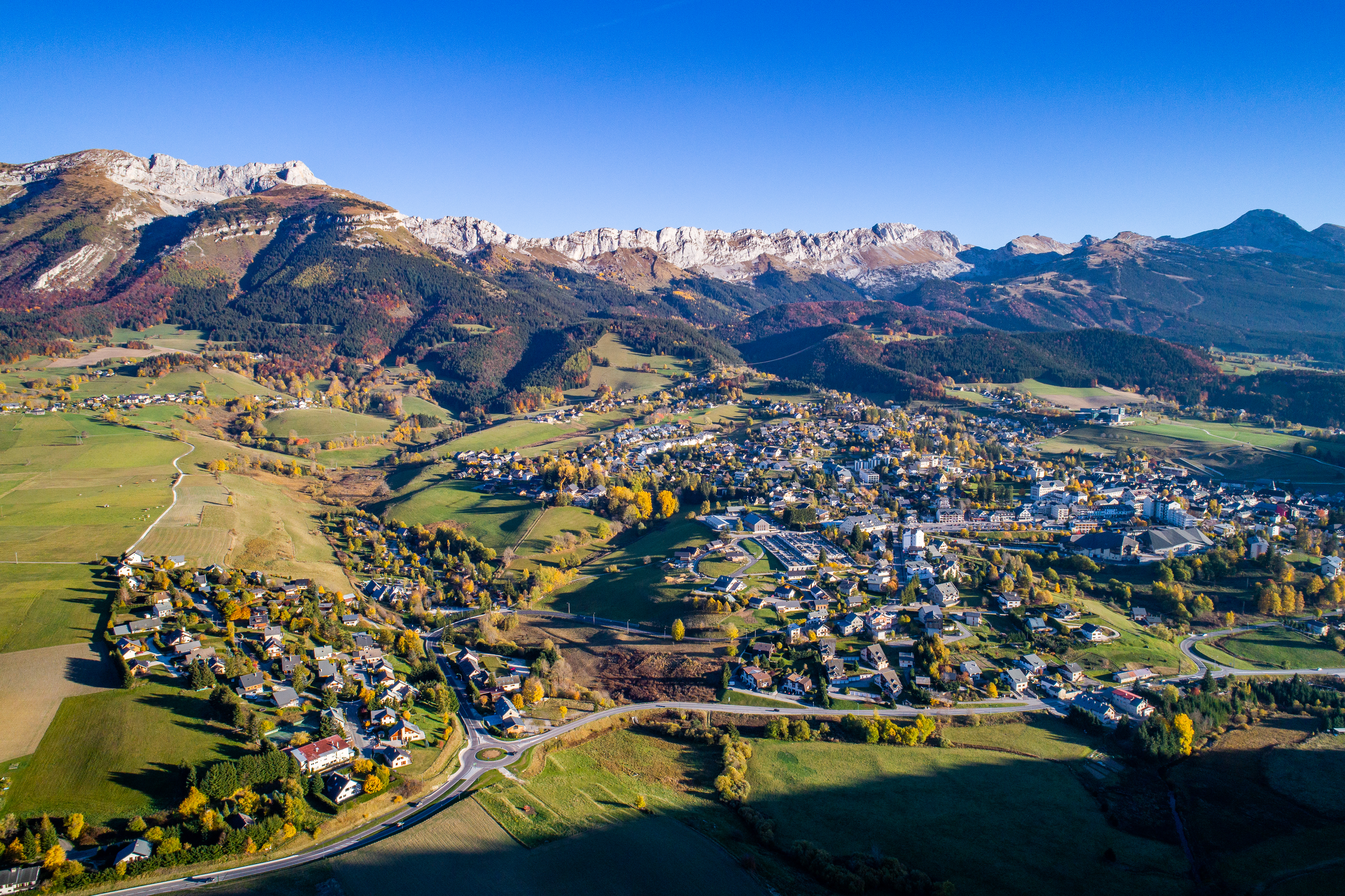 Village de Villard-de-Lans en automne
