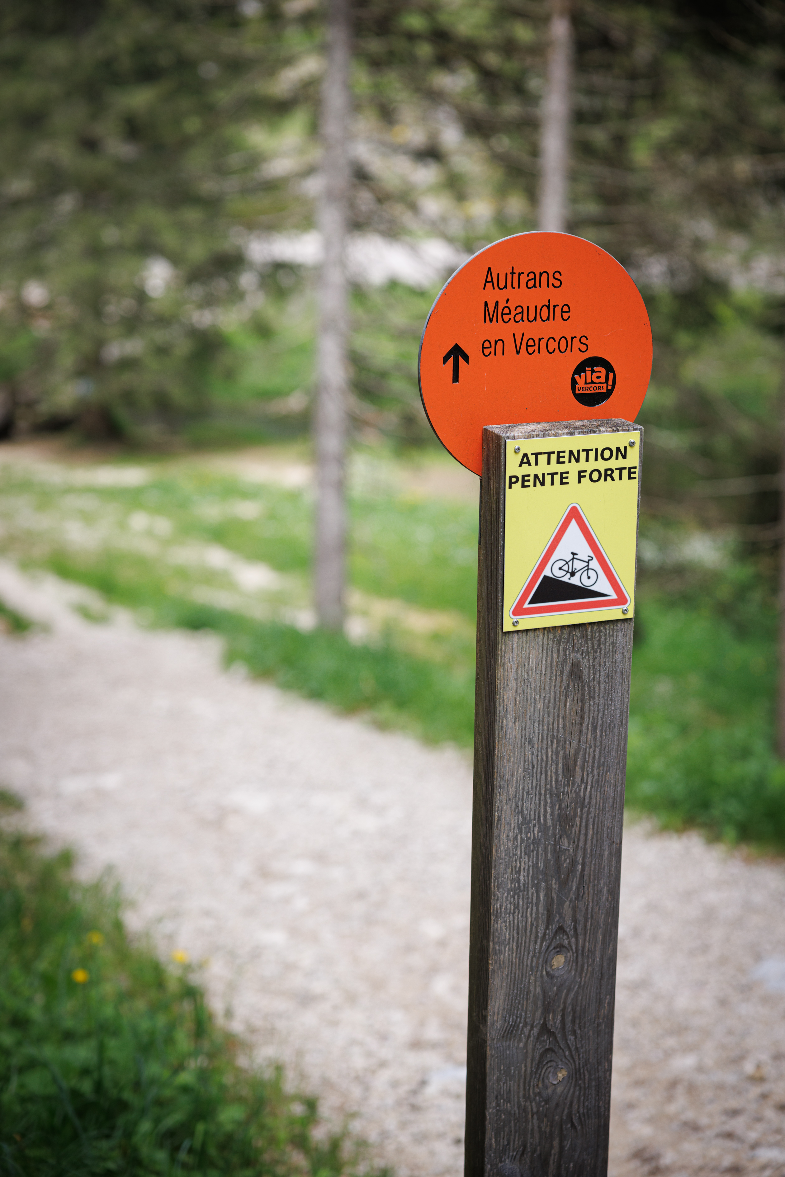 Panneau pente forte - ViaVercors