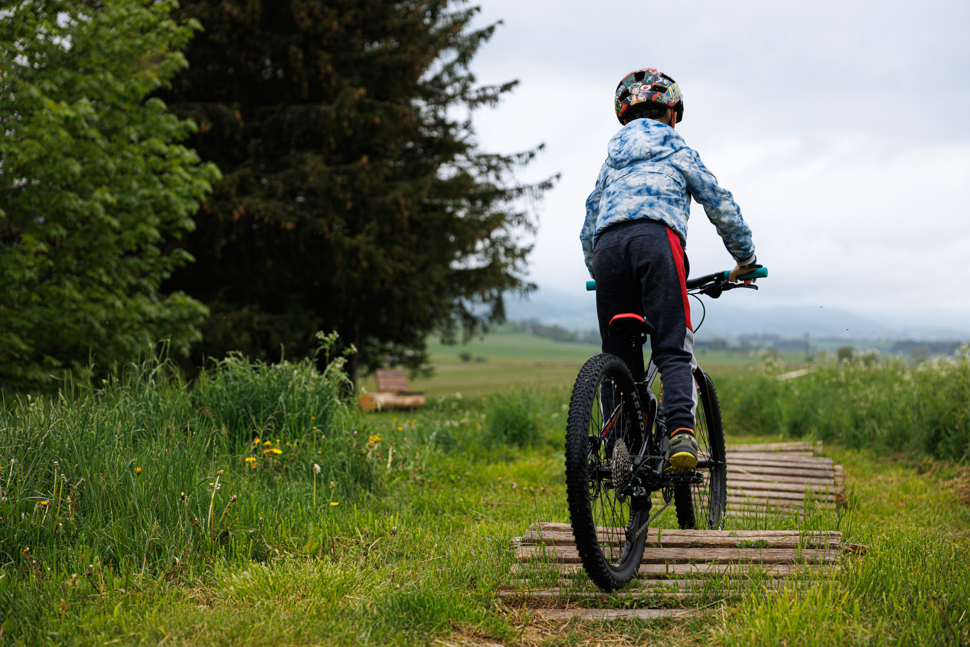 Mobilier ludique enfant vélo - ViaVercors