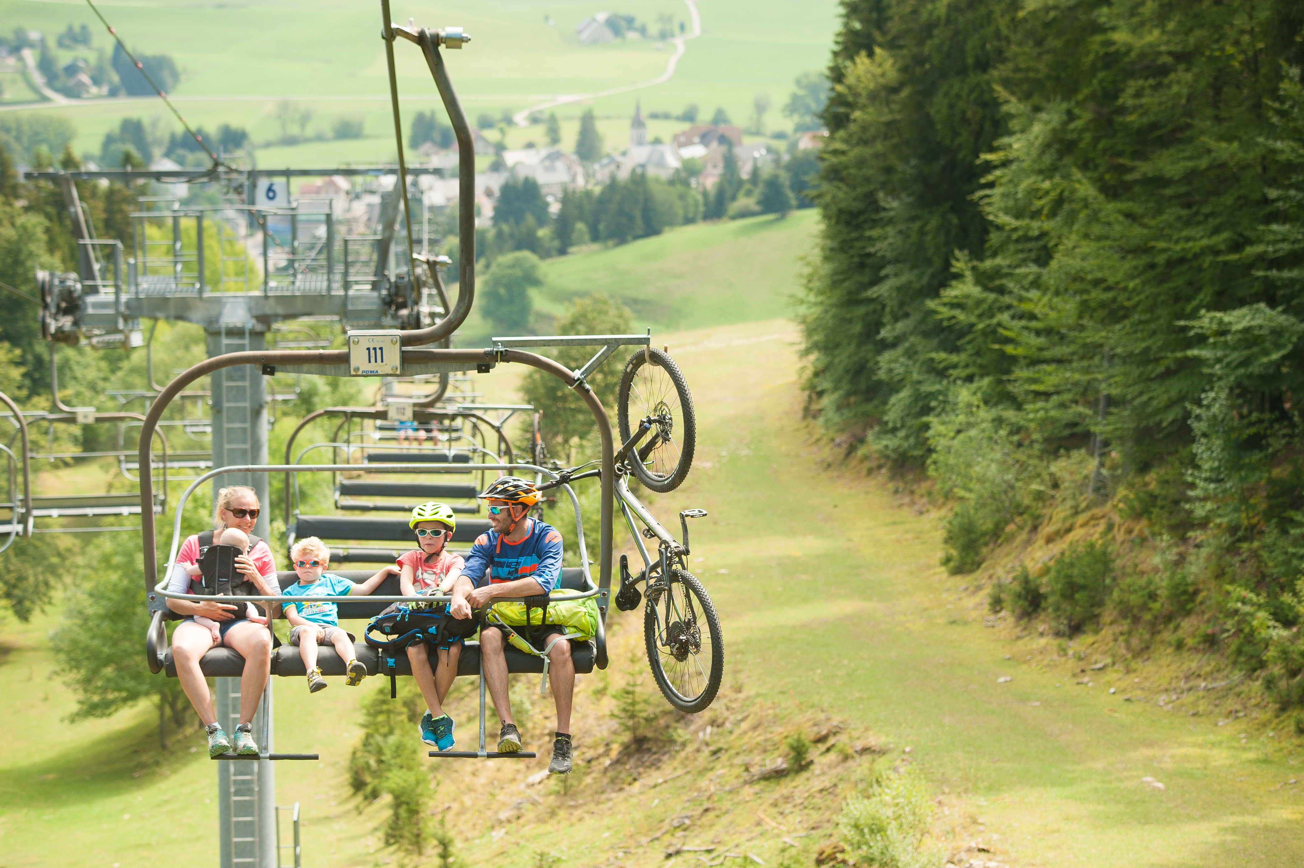 Télésiège du Gonçon en été - Méaudre