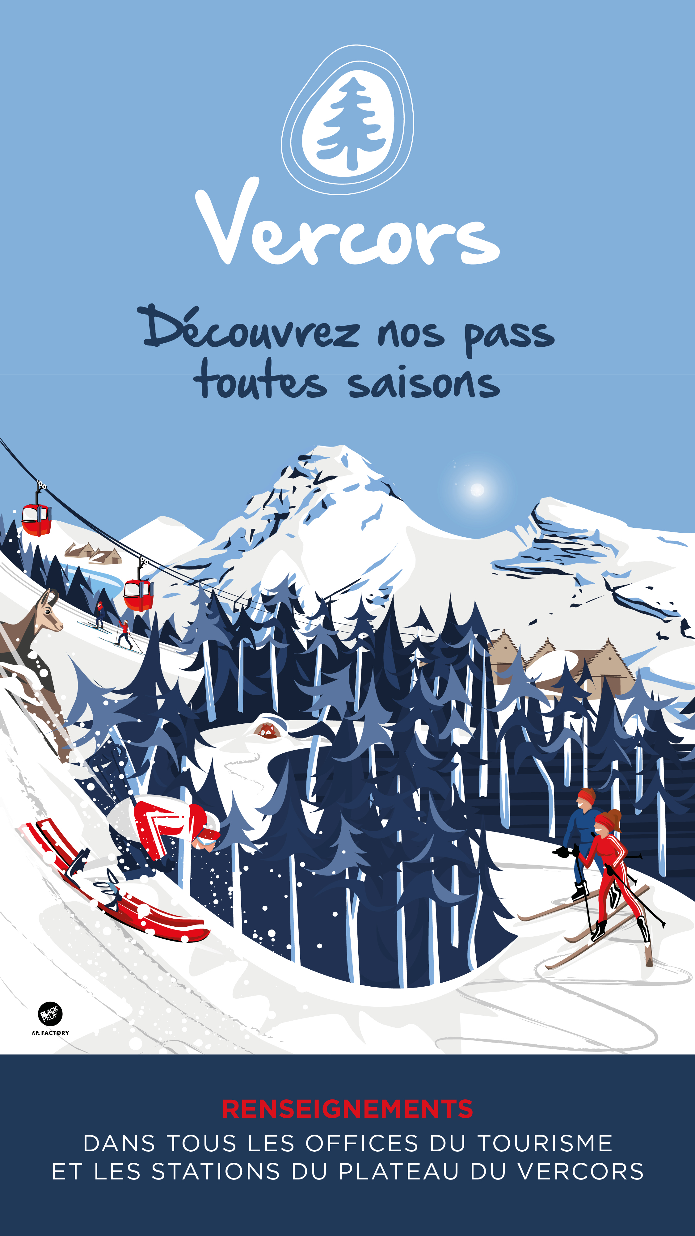 Visuel Nordic Pass et Pass Alpin - Vercors