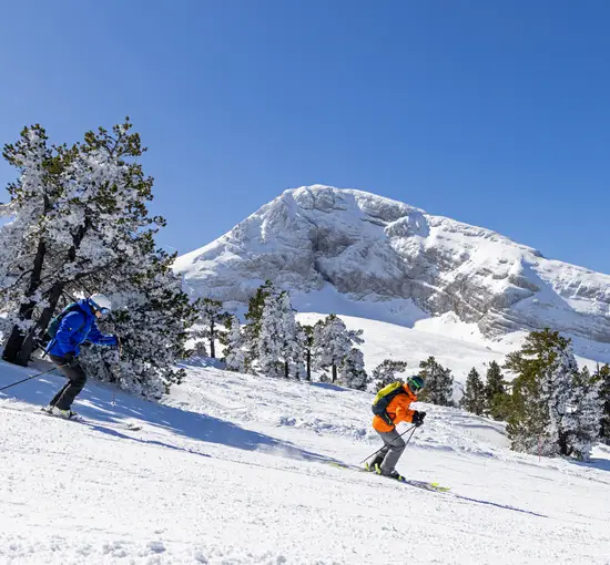 Ski alpin - duo - Moucherolle - Villard de Lans - Vercors