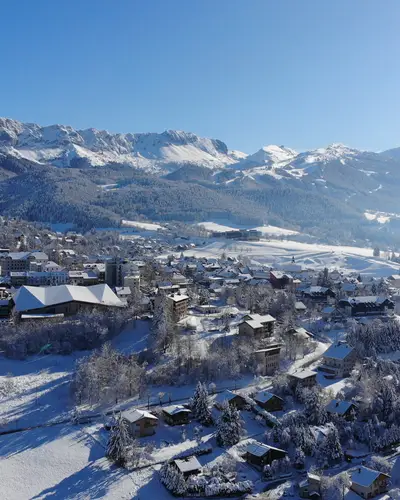 Villard-de-Lans hiver drone